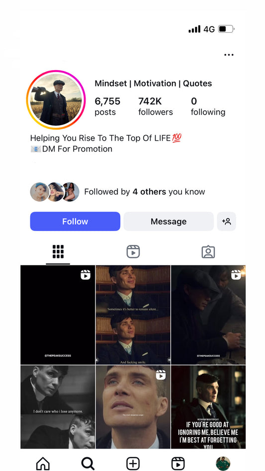 INSTAGRAM ACCOUNT 742K for sale