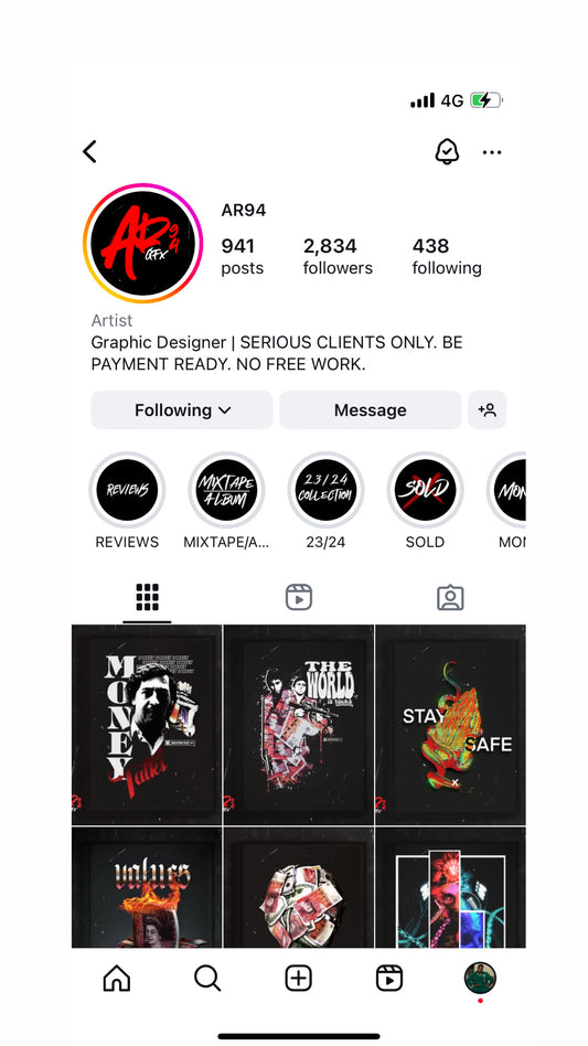 INSTAGRAM PAGE 2.8K account for sale