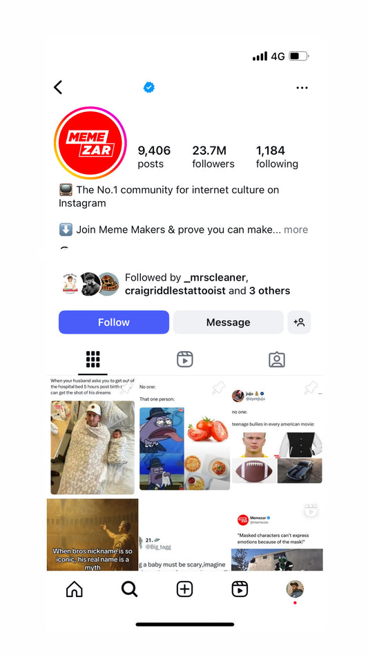 INSTAGRAM ACCOUNT 23.7 million followers for sale