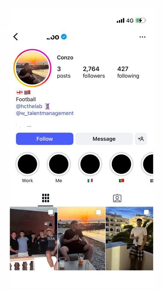 INSTAGRAM ACCOUNT 2.7K for sale