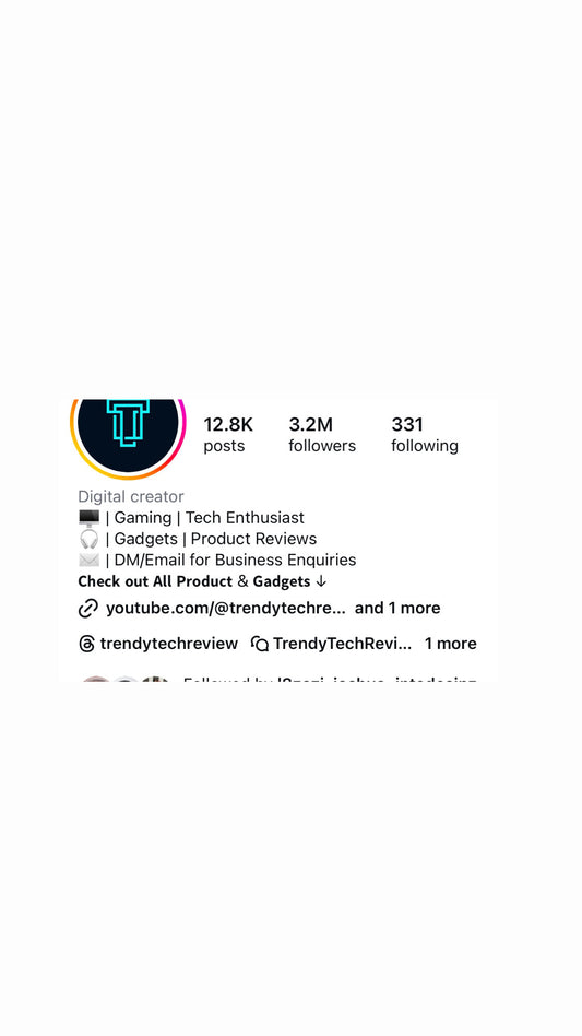 Instagram page 3.2 million followers